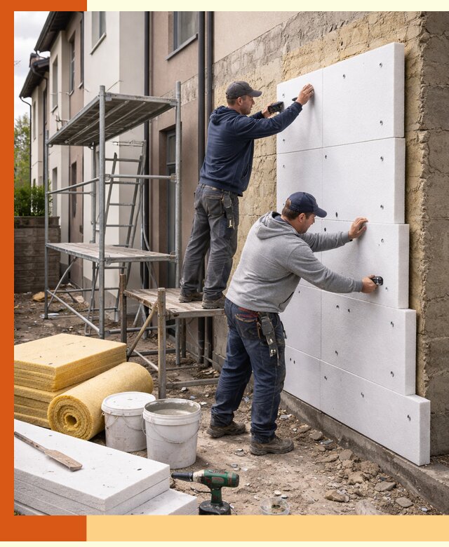 Утепление таунхауса с гарантией комфорта в Лысьве