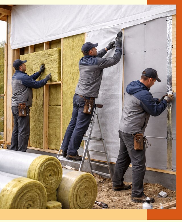 Утепление каркасного дома в Лысьве от 4308 руб./м2 — профессионально | ТепломастерЛсь