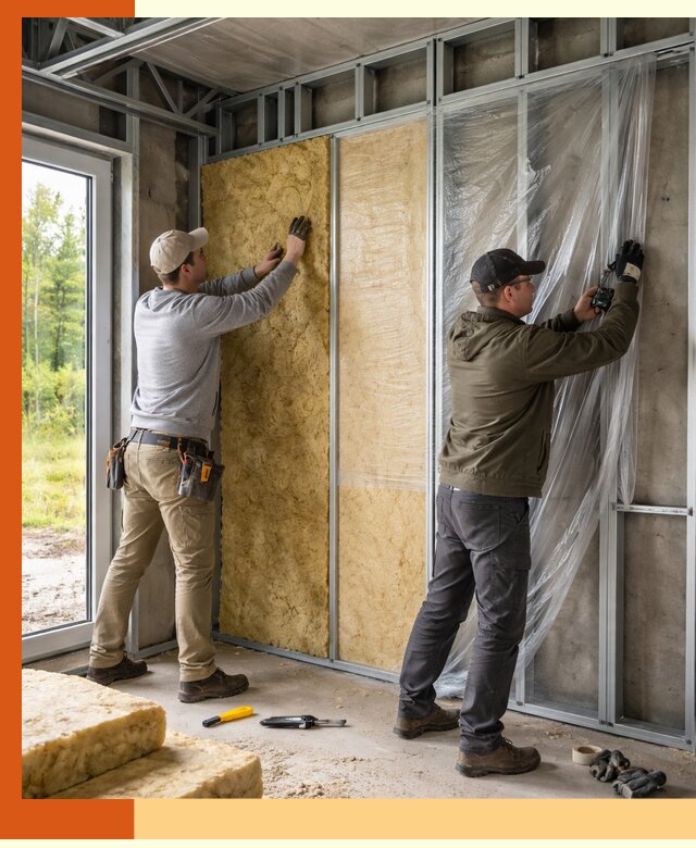 Утепление дома из ЛСТК в Лысьве с гарантией качества и эффективности