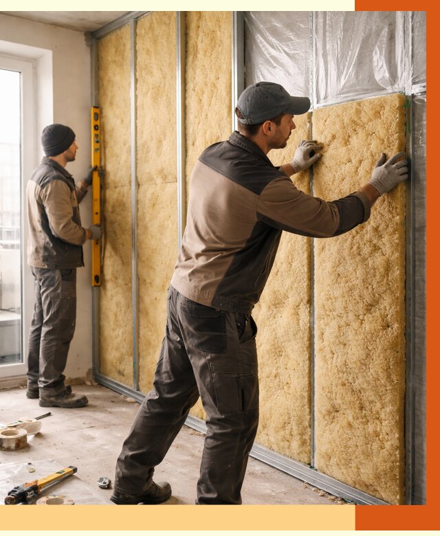 Утепление квартиры изнутри в Лысьве от 4462 руб. за м2 | Проф. работы ТепломастерЛсь