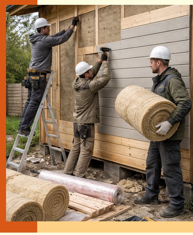 Утепление бани снаружи в Лысьве профессионально и надежно