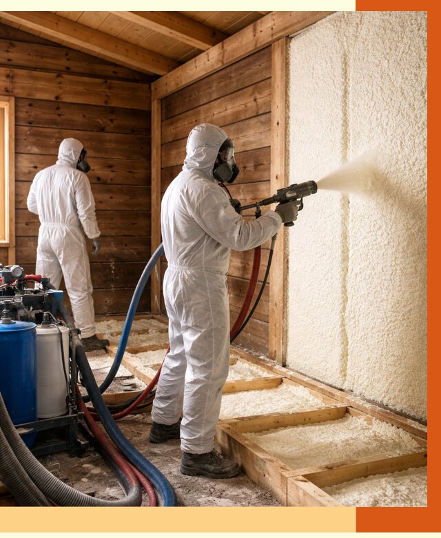 Утепление бани ппу в Лысьве под ключ от 4308 руб./м2 | ТепломастерЛсь - напыление и монтаж ппу