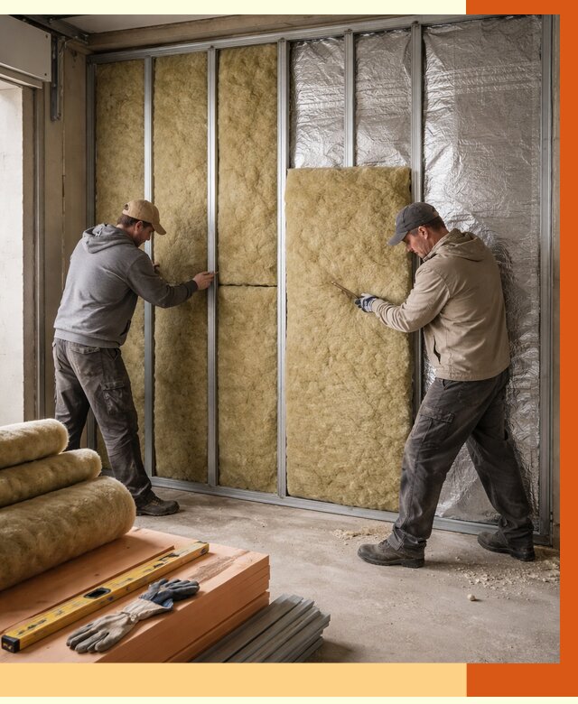 Утепление гаража изнутри в Лысьве от 7693 руб/м2 — работы и цена | ТепломастерЛсь