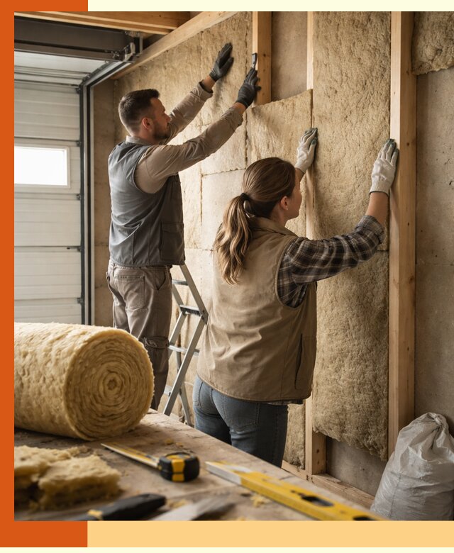 Утепление гаража изнутри в Лысьве: быстро и надежно