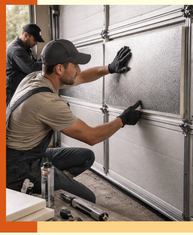 Утепление гаражных ворот в Лысьве качественно и надежно