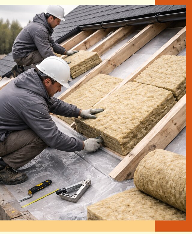 Утепление крыши в Лысьве от 1898 руб./м2 — комплексное утепление кровли | ТепломастерЛсь