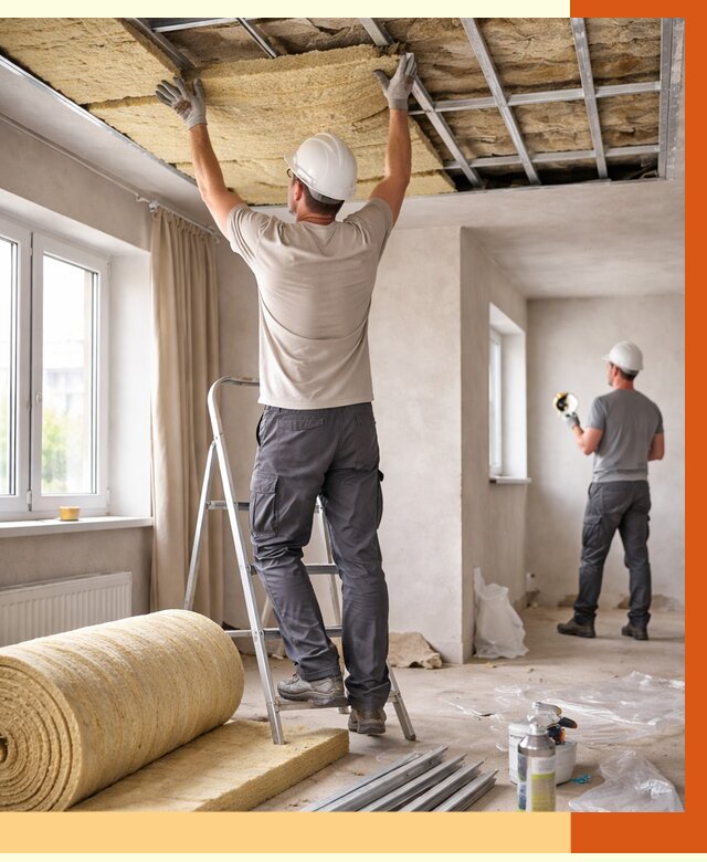 Утепление потолка в частном доме в Лысьве от 974 руб./м² — работы под ключ | ТепломастерЛсь