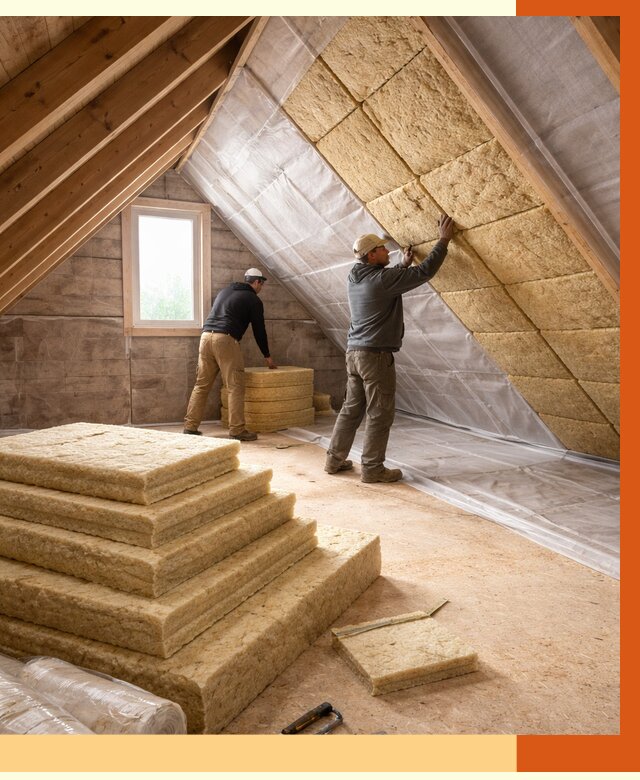 Утепление мансарды в Лысьве от 2564 руб/м2 — комплексно и под ключ | ТепломастерЛсь