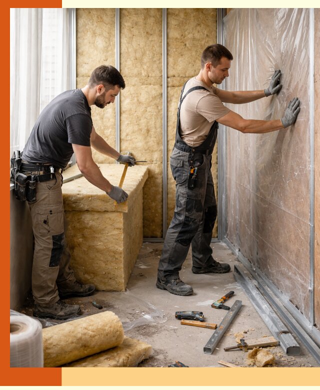 Профессиональное утепление лоджии в Лысьве эффективно и надежно