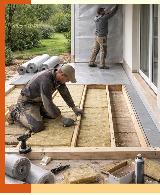 Утепление террасы в Лысьве — тепло и защита круглогодично