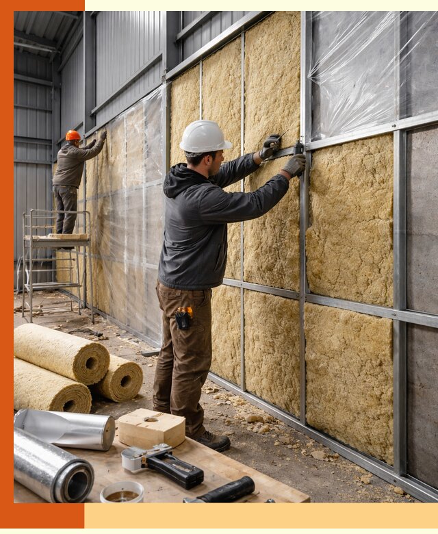 Утепление ангара в Лысьве — профессиональная теплоизоляция помещений