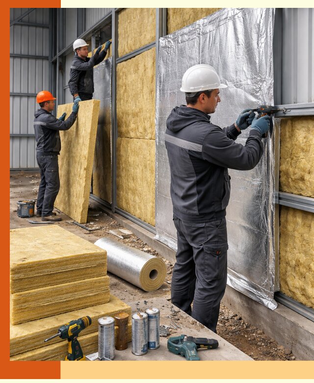 Утепление металлического ангара профессионально в Лысьве