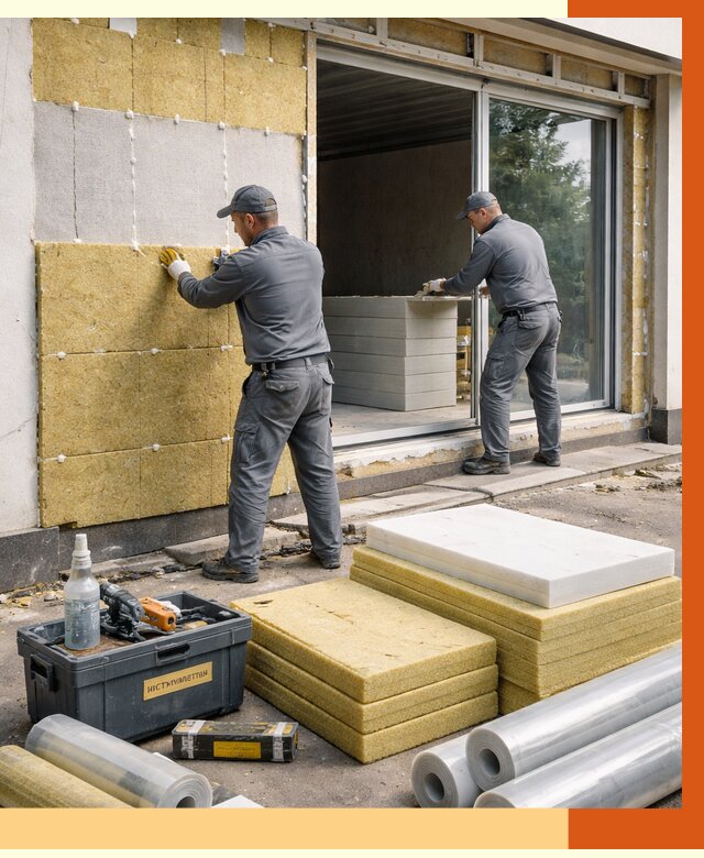 Утепление торгового павильона в Лысьве от 14873 руб./м² под ключ | ТепломастерЛсь