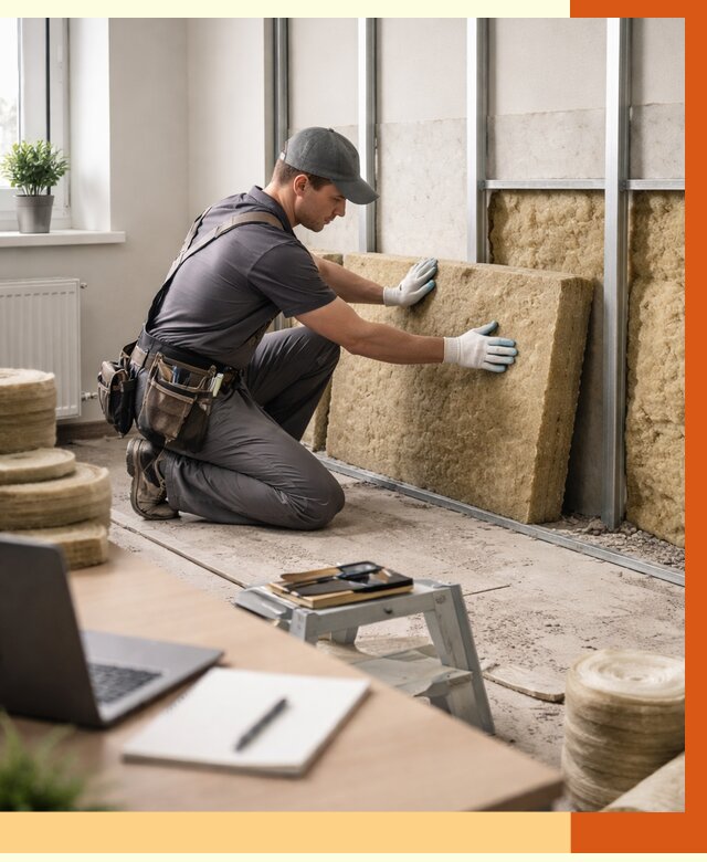 Утепление офиса в Лысьве от 4616 руб/м2 — комплексное утепление офиса под ключ | ТепломастерЛсь