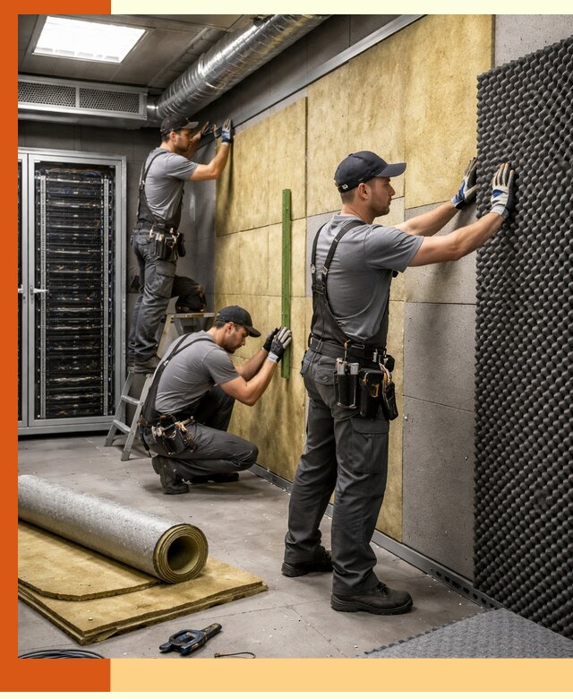 Утепление серверной комнаты профессионально в Лысьве