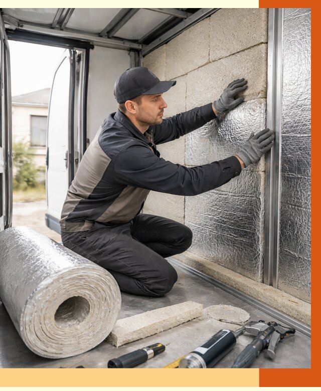 Утепление фургона рефрижератора в Лысьве от 12821 руб./м² под ключ | ТепломастерЛсь