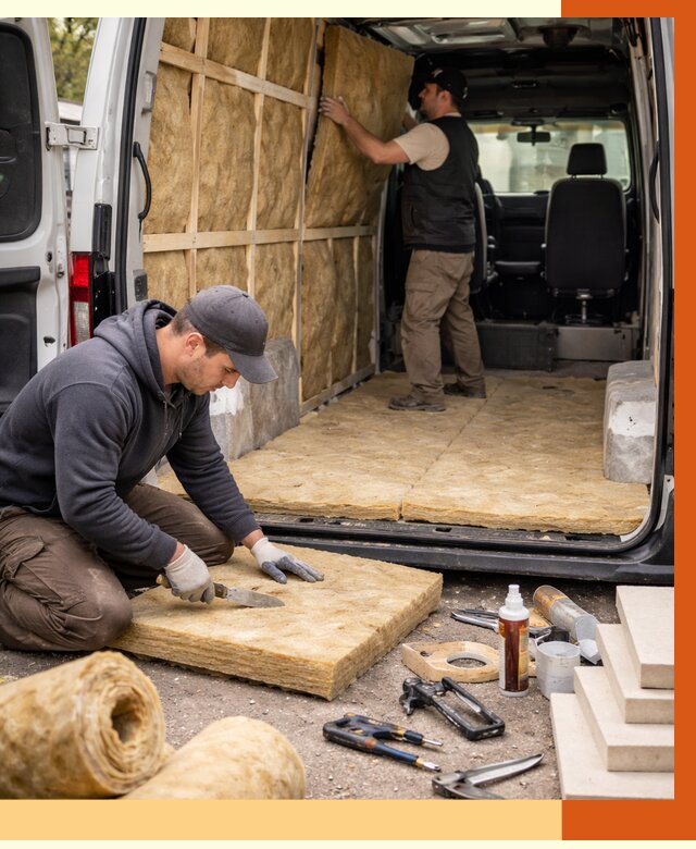 Утепление кемпера в Лысьве под ключ от 12308 руб. — профессионально | ТепломастерЛсь