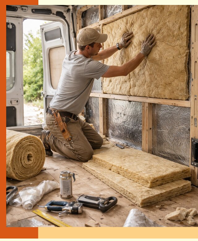 Утепление кемпера под ключ в Лысьве с гарантией качества