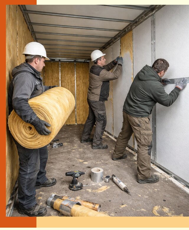 Утепление рефрижераторного контейнера в Лысьве профессионально и надежно