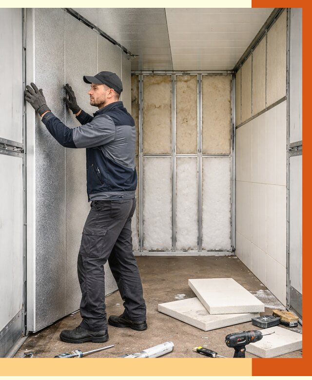 Утепление холодильного кузова в Лысьве от 13847 руб. под ключ | ТепломастерЛсь