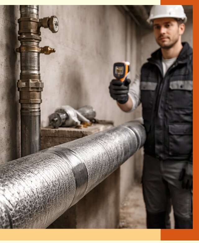 Утепление труб водоснабжения в Лысьве от 8718 руб. за м² — услуги ТепломастерЛсь