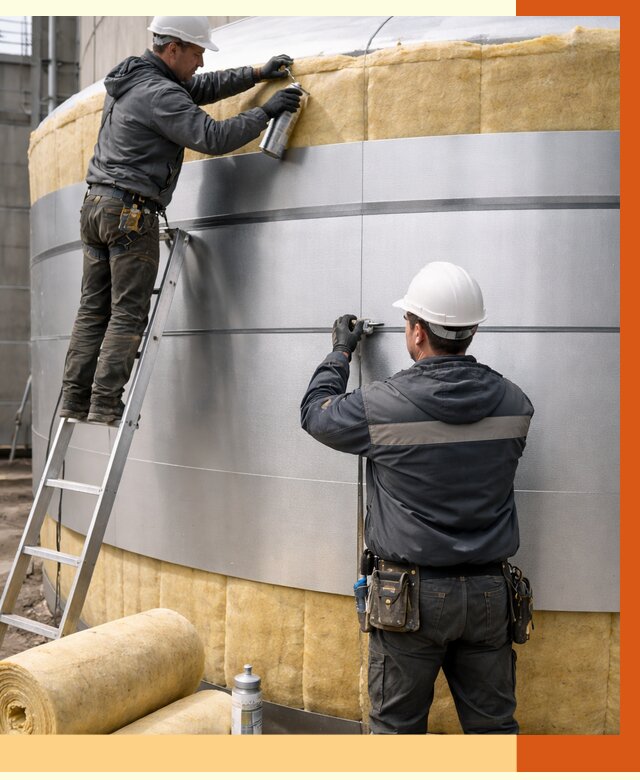 Утепление цистерны в Лысьве пенополиуретаном от 14873 руб. под ключ | ТепломастерЛсь