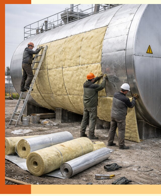 Утепление резервуаров с топливом в Лысьве надежно и экономично