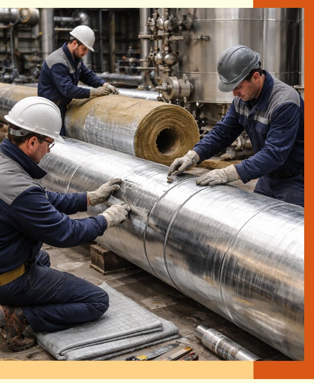 Утепление технологического оборудования в Лысьве от 4308 руб. за м2 | ТепломастерЛсь