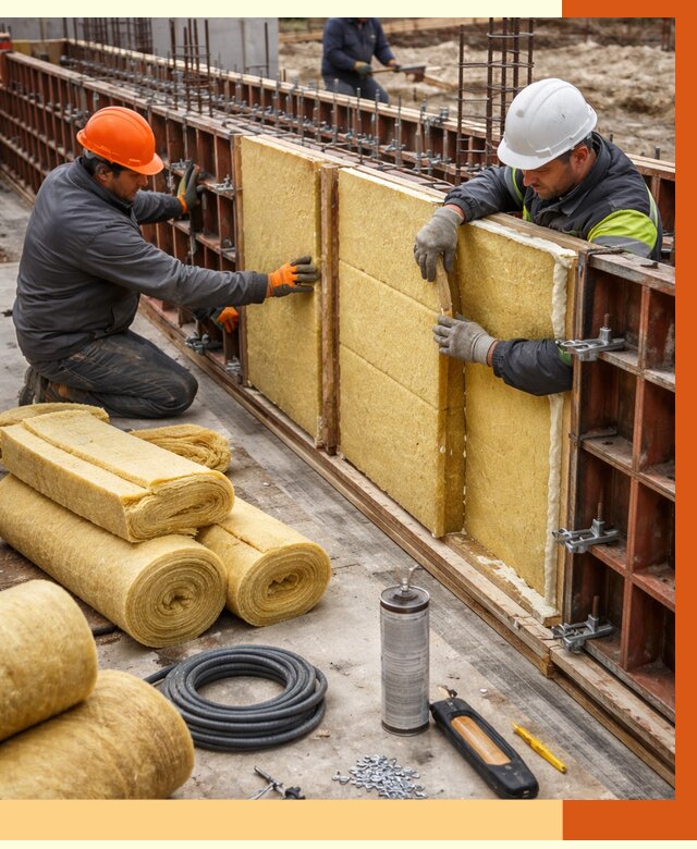 Теплоизоляция опалубки в Лысьве от 7385 руб. за м2 — услуги и монтаж | ТепломастерЛсь