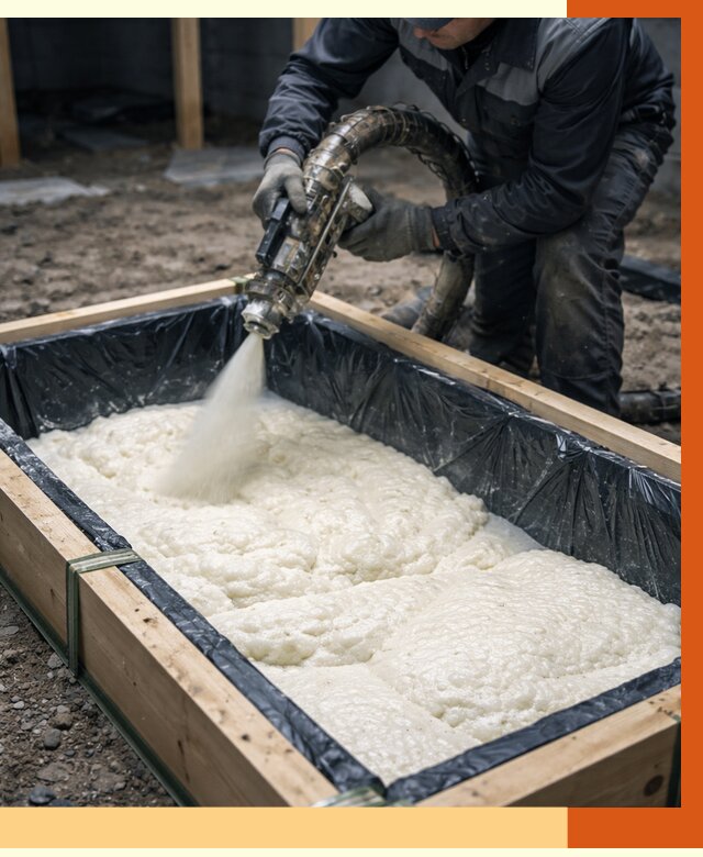 Заливка ППУ в формы в Лысьве от 2564 руб. — утепление форм под ключ | ТепломастерЛсь