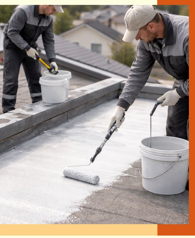 Утепление кровли жидкой теплоизоляцией в Лысьве от 2205 руб./м2 | ТепломастерЛсь