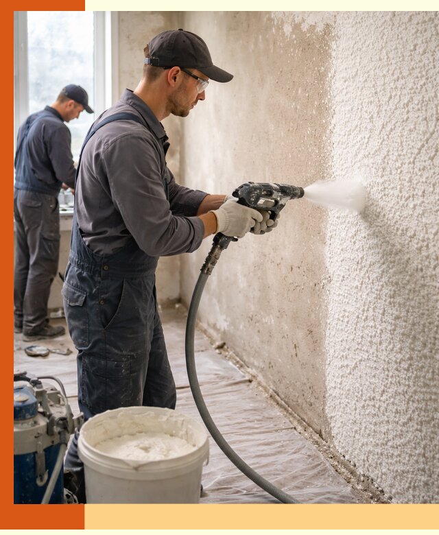 Утепление стен жидкой теплоизоляцией в Лысьве для квартир и домов