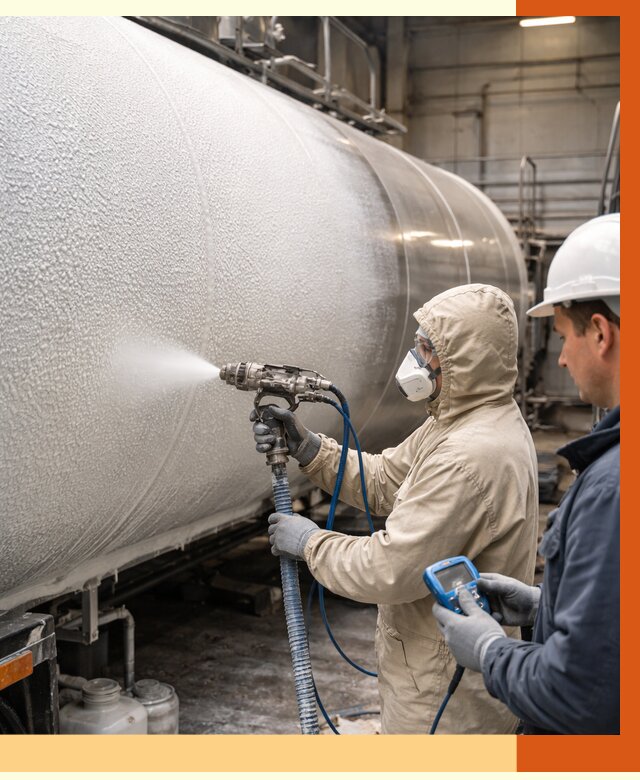 Утепление автоцистерны жидкой теплоизоляцией в Лысьве от 14873 руб. под ключ | ТепломастерЛсь