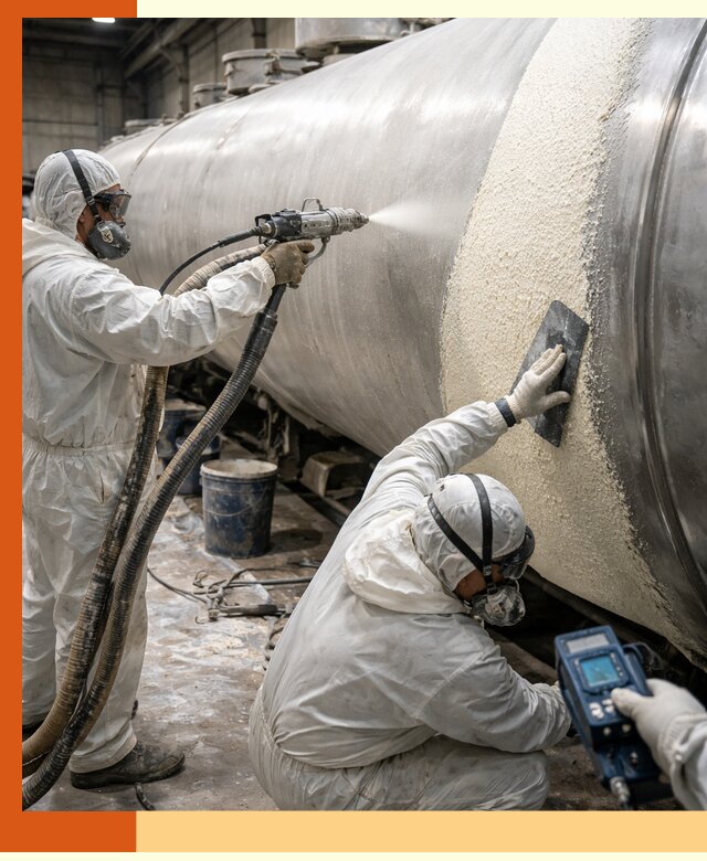 Утепление автоцистерн жидкой теплоизоляцией в Лысьве