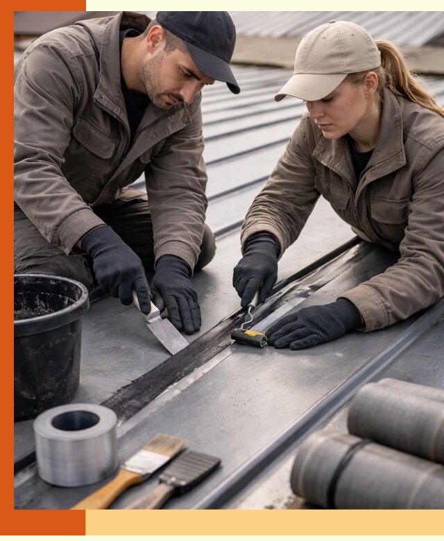 Гидроизоляция фальцевой кровли в Лысьве качественно и надежно