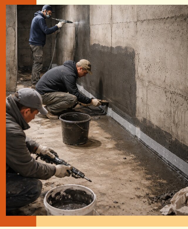 Гидроизоляция подвала в Лысьве — комплексная защита от влаги