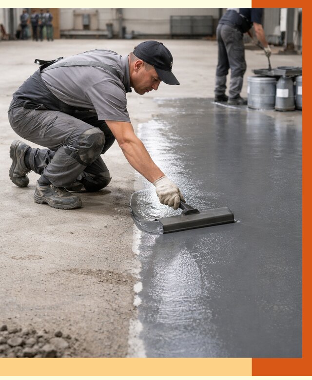 Гидроизоляция промышленного пола в Лысьве от 1231 руб./м2 — ТепломастерЛсь специалисты под ключ