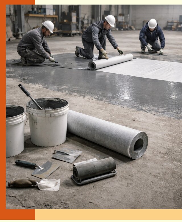 Гидроизоляция промышленного пола в Лысьве — защита и долговечность
