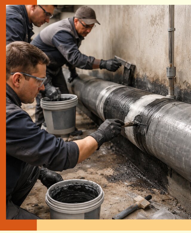 Гидроизоляция труб в Лысьве — защита и герметизация коммуникаций
