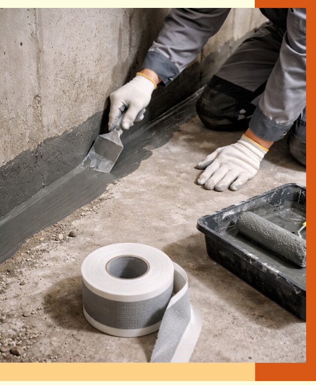 Гидроизоляция швов и герметизация стыков в Лысьве от 1282 руб. | ТепломастерЛсь