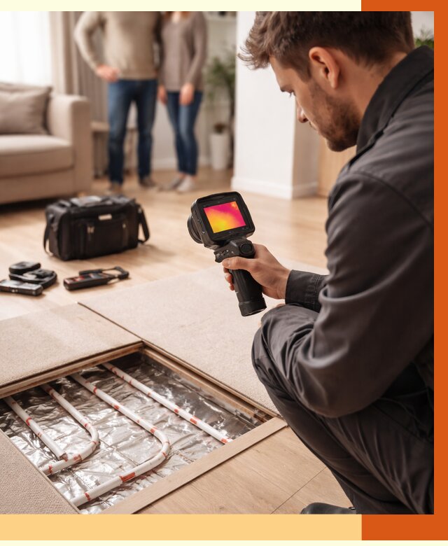 Тепловизионное обследование теплого пола в Лысьве от 4616 руб. — ТепломастерЛсь