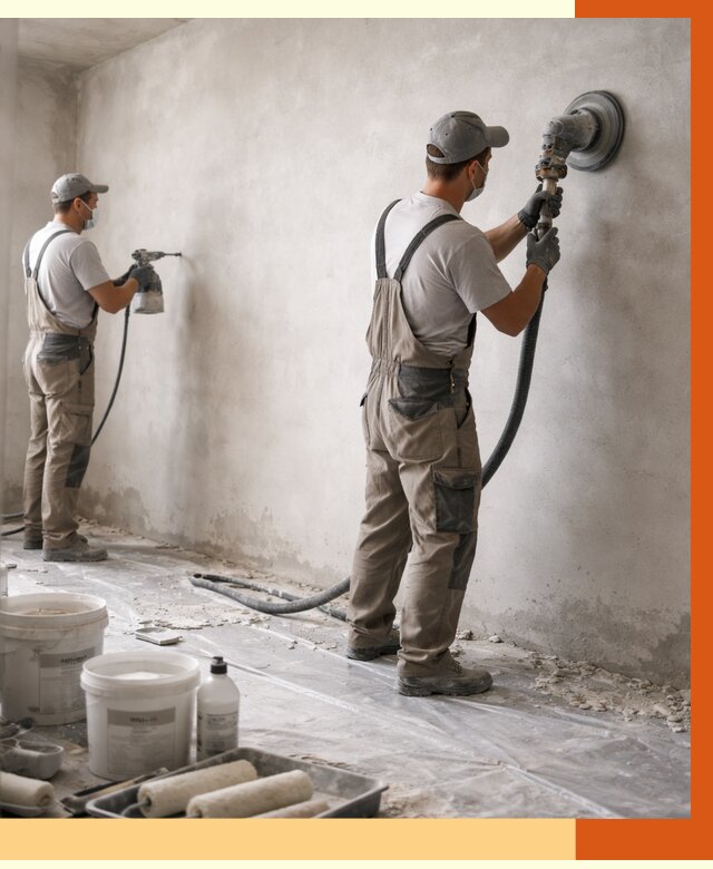 Подготовка поверхности под напыление в Лысьве от 1231 руб. — ТепломастерЛсь