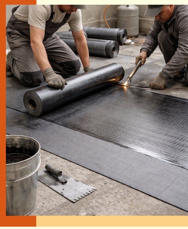 Монтаж гидроизоляционной мембраны в Лысьве для зданий и конструкций