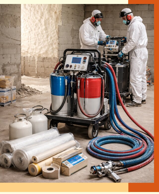 Аренда установки для напыления ППУ в Лысьве от 35900 руб. | ТепломастерЛсь