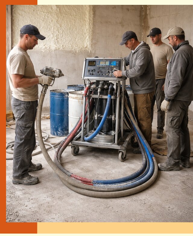 Аренда установки для напыления ППУ в Лысьве на выгодных условиях